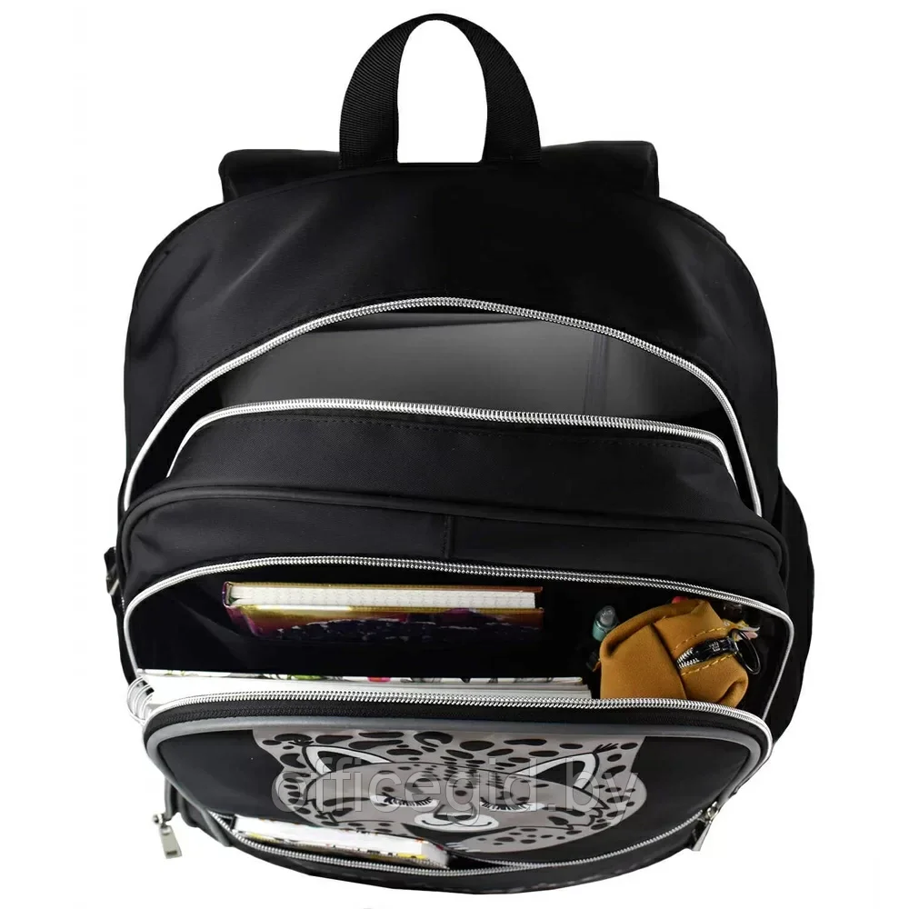 Рюкзак школьный "Рысь", черный - фото 8 - id-p203608811