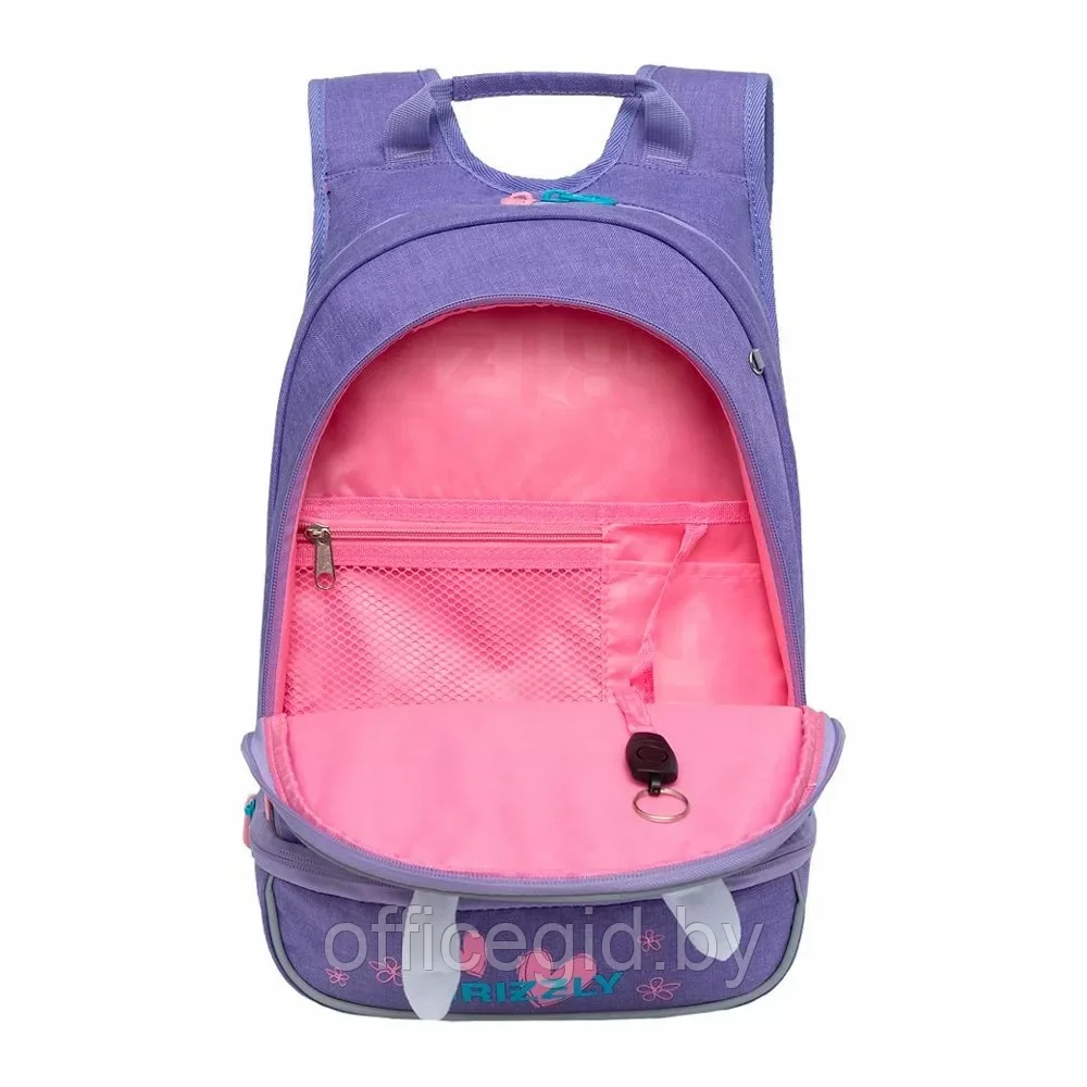 Рюкзак школьный "Сute bunny", фиолетовый - фото 4 - id-p203608814