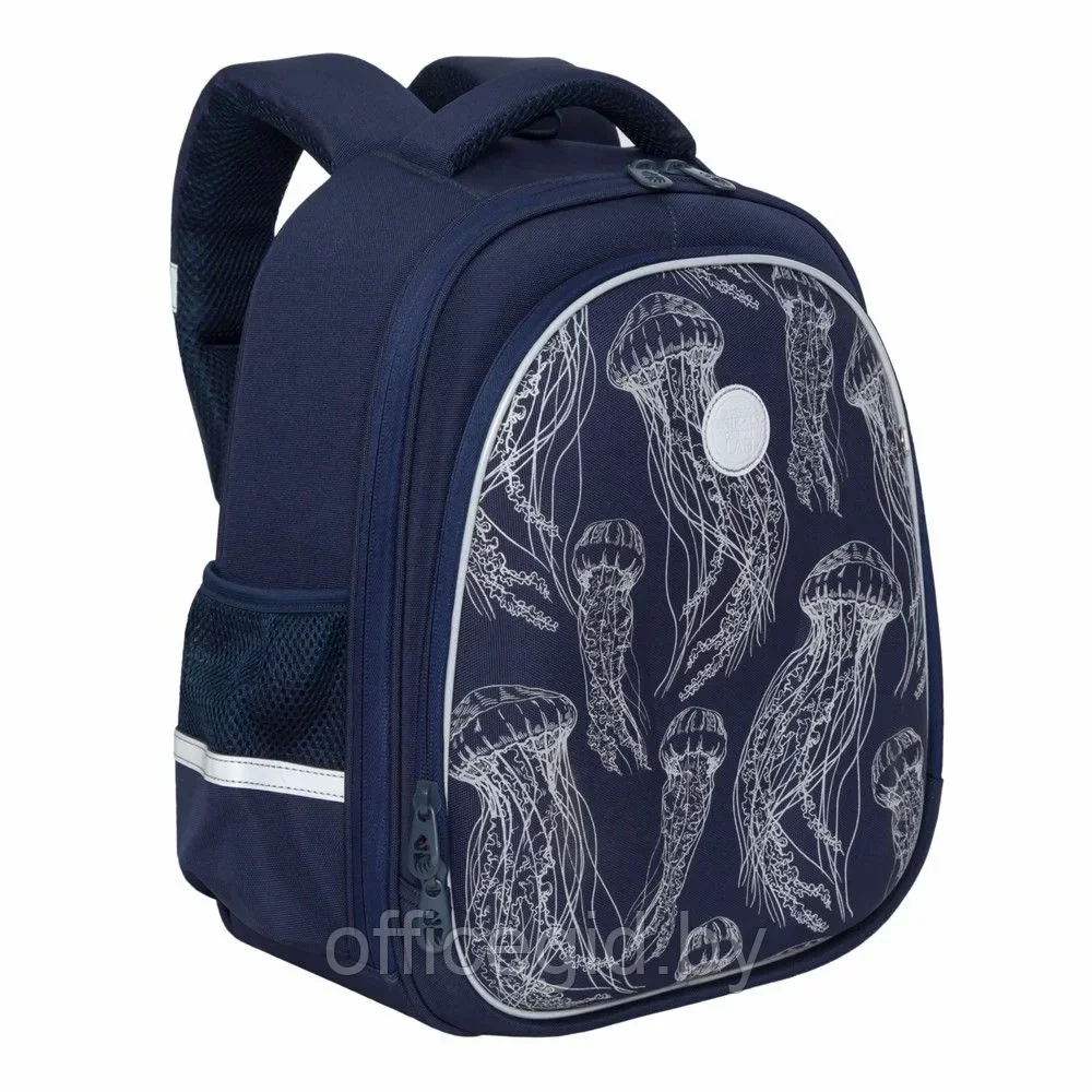 Рюкзак школьный "Jellyfish", синий - фото 2 - id-p203608822