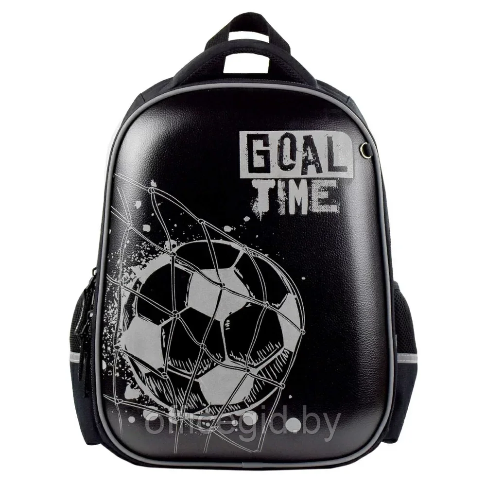 Рюкзак школьный "Футбол", черный - фото 2 - id-p203608826