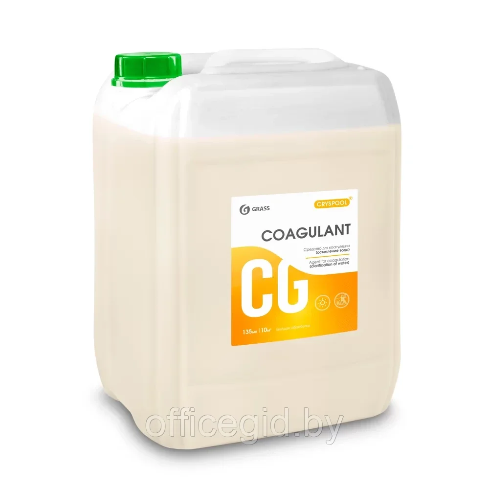 Средство для осветления воды "CRYSPOOL Coagulant", 23 кг, канистра - фото 1 - id-p203608872