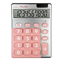 Калькулятор "10-digit. Silver", розовый