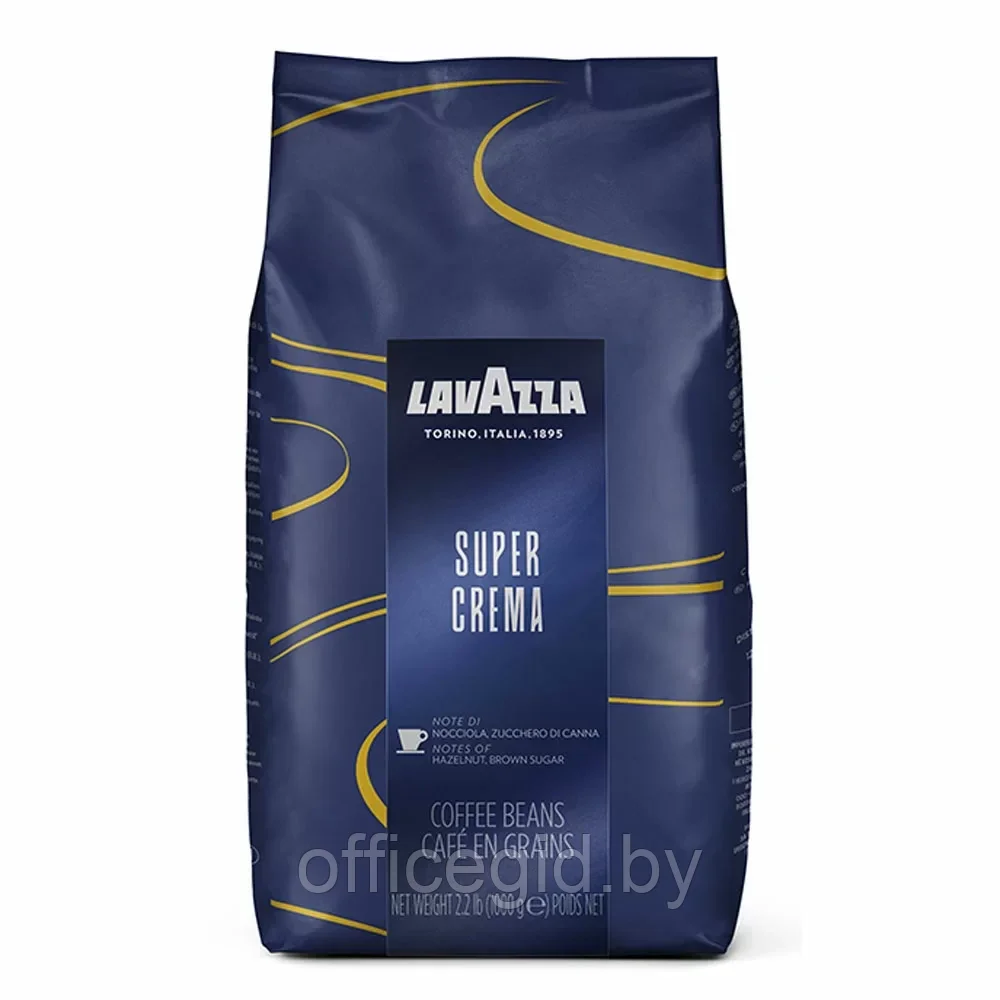 Кофе "Lavazza" Super Crema, зерновой, 1000 г - фото 1 - id-p203609013