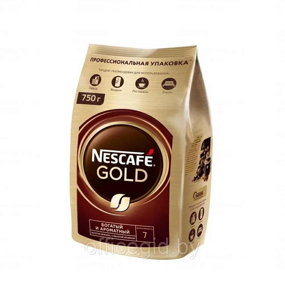 Кофе "Nescafe" Gold, растворимый, 750 г - фото 3 - id-p203609019