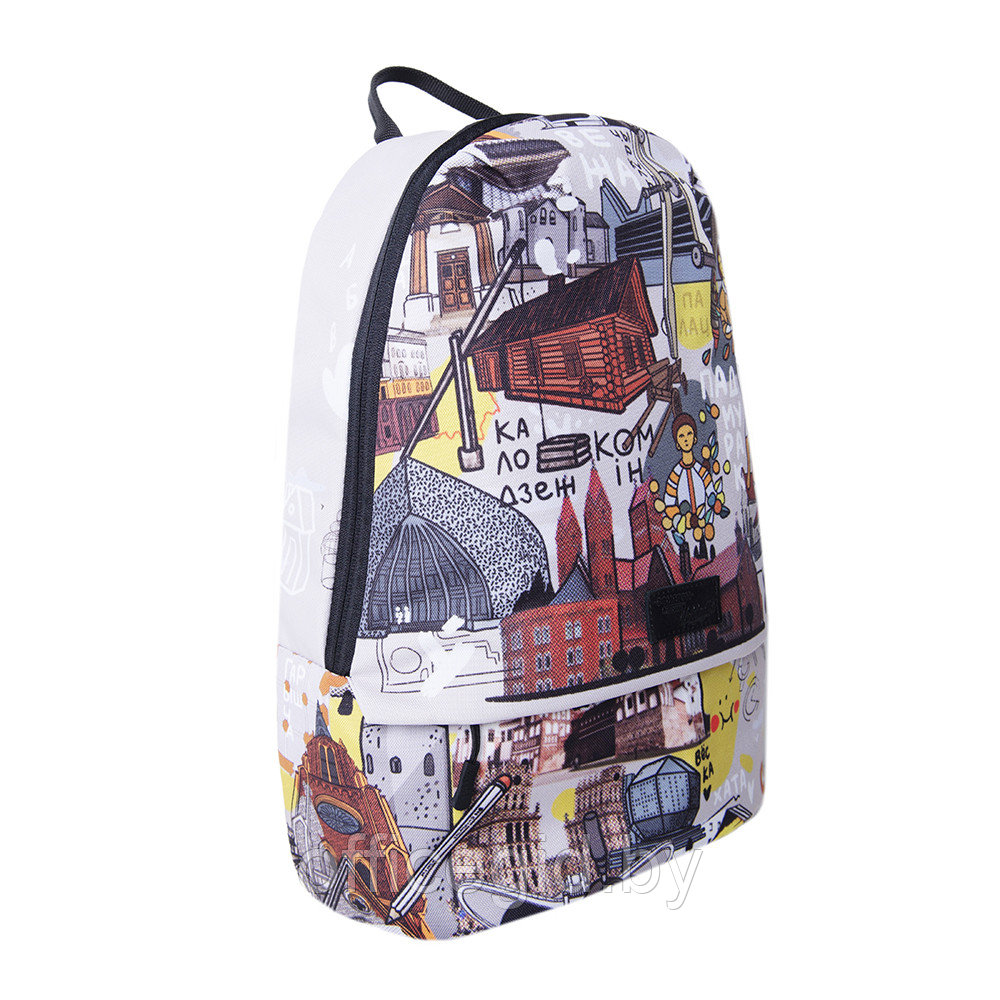 Рюкзак молодежный "S-Фит Архитектура", разноцветный - фото 2 - id-p203609058