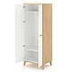 Шкаф для верхней одежды "СФ-024501", 802x600x2132 мм, белый, дуб сантана, фото 2