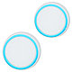 Силиконовые накладки на кнопки геймпадов бело-голубые SiPL, фото 2