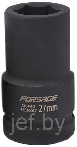 Головка ударная глубокая F-48510056 56мм (1 предмет) FORSAGE F-48510056, фото 2