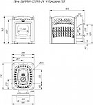 Печь для бани Былина-сетка 24 Ч Панорама, фото 2