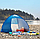 Палатка трехместная автоматическая XL 200 х 165 х 130 см. / тент самораскладывающийся для пляжа, для отдыха, фото 2
