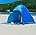 Палатка трехместная автоматическая XL 200 х 165 х 130 см. / тент самораскладывающийся для пляжа, для отдыха, фото 8