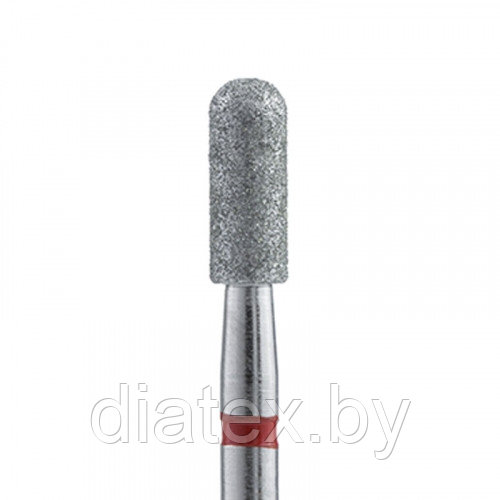 Кристалл, Алмазная фреза (цилиндр закругл), D3,1, L080, мягкая, 856.104.137.080.031