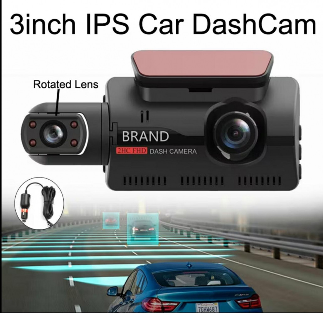 Видеорегистратор Vehicle BlackBOX DVR Dual Lens A68 с тремя камерами для автомобиля - фото 4 - id-p203623744