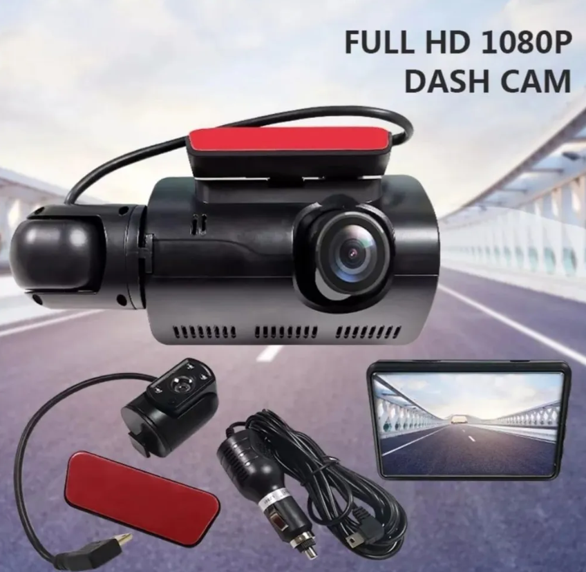 Видеорегистратор Vehicle BlackBOX DVR Dual Lens A68 с тремя камерами для автомобиля - фото 2 - id-p203623744