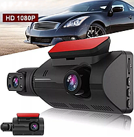 Видеорегистратор Vehicle BlackBOX DVR Dual Lens A68 с тремя камерами для автомобиля