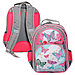 Рюкзак школьный, 36 х 23 х 13 см, эргономичная спинка, Calligrata П "Бабочки", фото 6