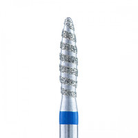 Кристалл, Алмазная фреза (пламя закругл. торнадо), D2,3, L100, средняя, 866.104.263.100.023Т