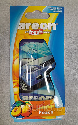 Автомобильный ароматизатор гелевый Areon Peach 8.5 ml, фото 2