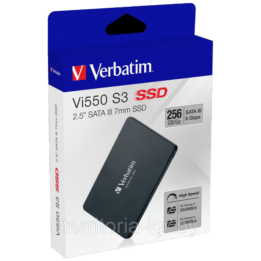 SSD-накопитель Vi550 S3 SATA III SSD 256GB Verbatim - фото 3 - id-p203638524