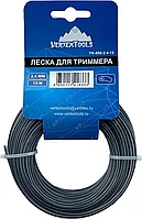 Леска триммерная с сердечником сечение круг д. 2.4 (15 м) Vertex