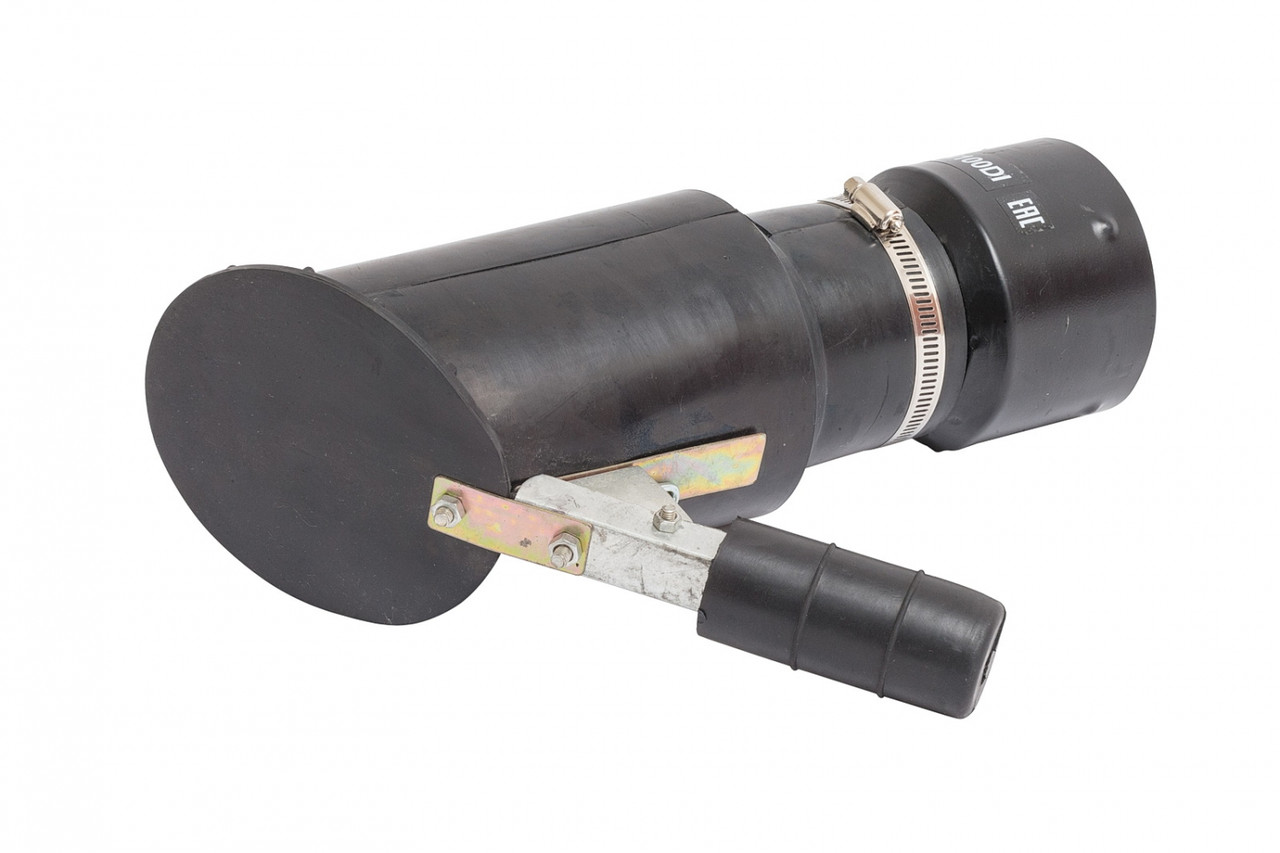 Оборудование для удаления выхлопных газов NORDBERG Насадка резиновая овальная наклонная, на шланг D=100 мм - фото 1 - id-p203643049