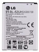 АКБ (аккумулятор, батарея) LG BL-52UH 2100mah для LG L65 D825, L70 D320 D325, Spirit H422