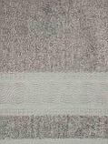 Махровое полотенце для лица 50х90 серо-коричневое NURPAK 244, фото 3