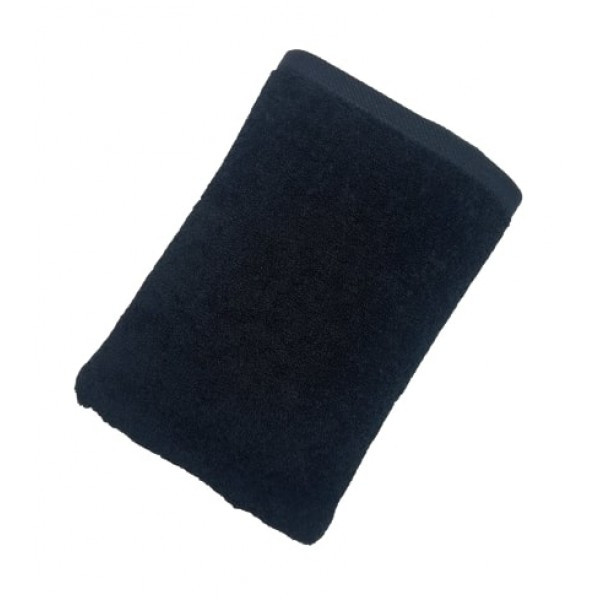 Черное полотенце для лица махровое 50х90 NURPAK 118