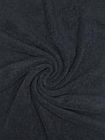 Черное полотенце для лица махровое 50х90 NURPAK 118, фото 2