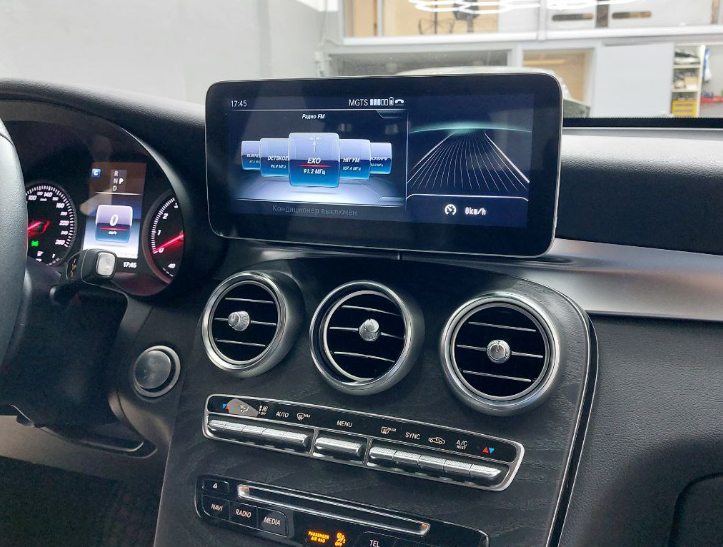 Штатный монитор для Mercedes-Benz GLC 2015-2019 на Android 12, экран 10.3 8/128gb - фото 1 - id-p203673378