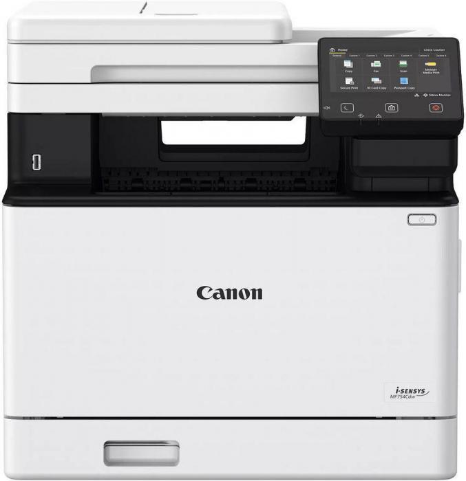 МФУ лазерный Canon i-Sensys Colour MF754Cdw цветная печать, A4, цвет белый [5455c009/5455c019] - фото 2 - id-p203430019