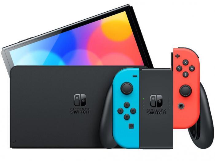 Nintendo Switch Oled Neon Red-Blue - фото 1 - id-p203307871