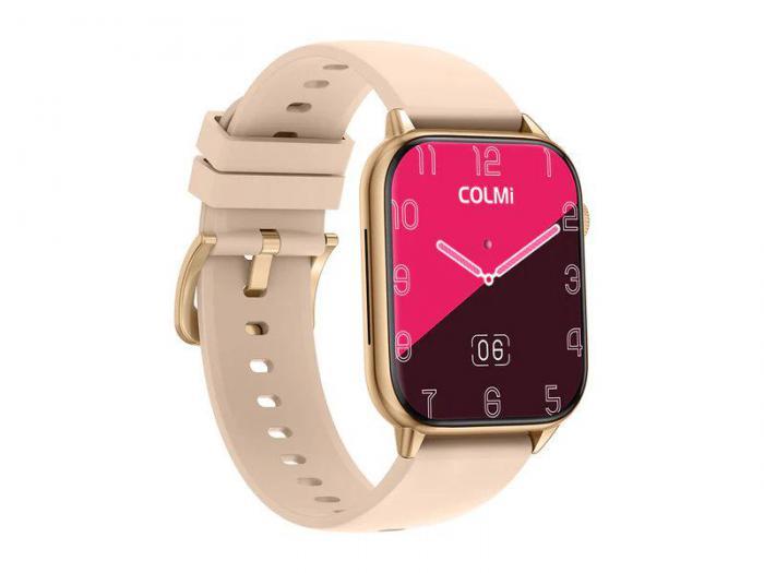 Colmi C60 Silicone Strap Gold-White - фото 1 - id-p203435797