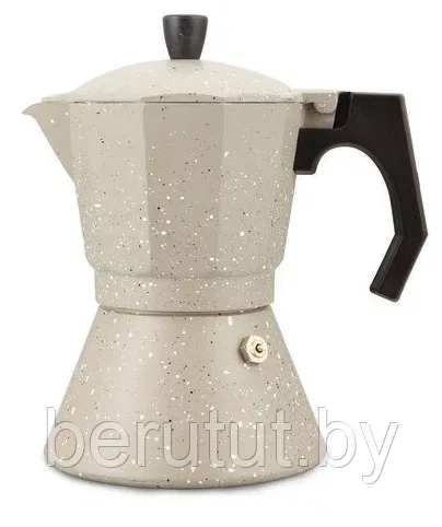Гейзерная кофеварка алюминиевая 300 мл для всех типов плит Kamille - фото 2 - id-p203673929