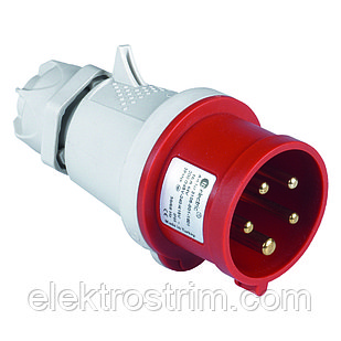 3105-301-1601 5x16A Вилка силовая кабельная переносная (3P+N+PE) IP44 TP ELECTRIC, Турция