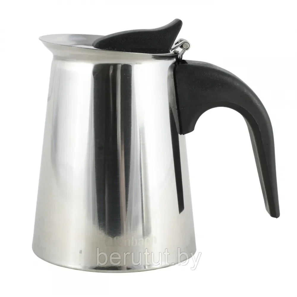 Гейзерная кофеварка нержавеющая сталь 200 мл на 4 порции Ofenbach - фото 5 - id-p203678814