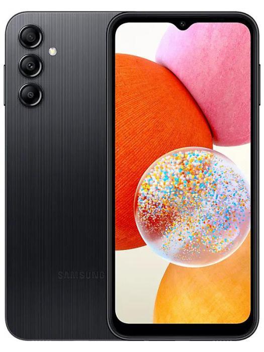 Сотовый телефон Samsung SM-A145 Galaxy A14 4/64Gb Black - фото 1 - id-p203697421
