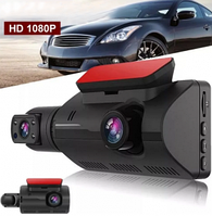 Видеорегистратор Vehicle BlackBOX DVR Dual Lens A68 с тремя камерами для автомобиля (фронт и салон камера