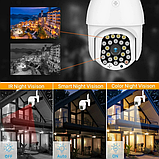 Уличная поворотная камера наблюдения IPCamera V32-4G FULL HD 1080p (день/ночь, датчик движения, фото 2