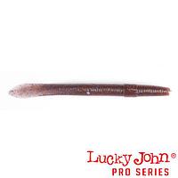 Силиконовая приманка Lucky John Pro Series Wacky Worm Fat 14.50 (14.5см,8гр,упаковка 6 шт) цвет S19