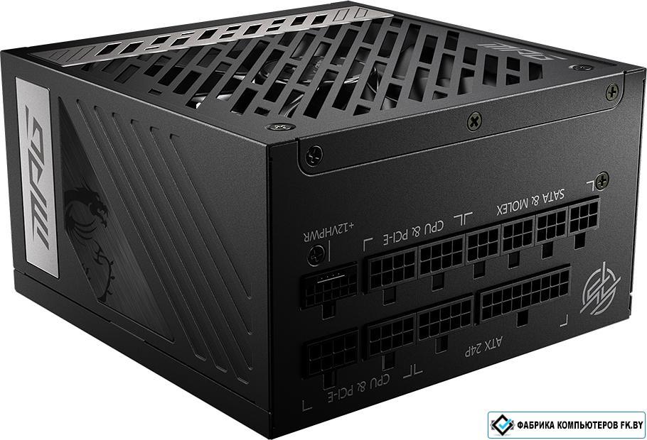 Блок питания MSI MPG A750G PCIE5 - фото 1 - id-p203701589