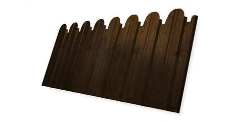 Профнастил С10B фигурный 0,45 Print Elite Antique Wood TwinColor, фото 2