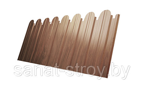 Профнастил С10B фигурный 0,45 Print Elite Honey Wood TwinColor, фото 2