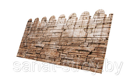 Профнастил С10B фигурный 0,45 Print Elite Sand Stone TwinColor, фото 2