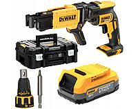 ШУРУПОВЕРТ DeWALT DCF620E1K для гипсокартона аккумуляторный