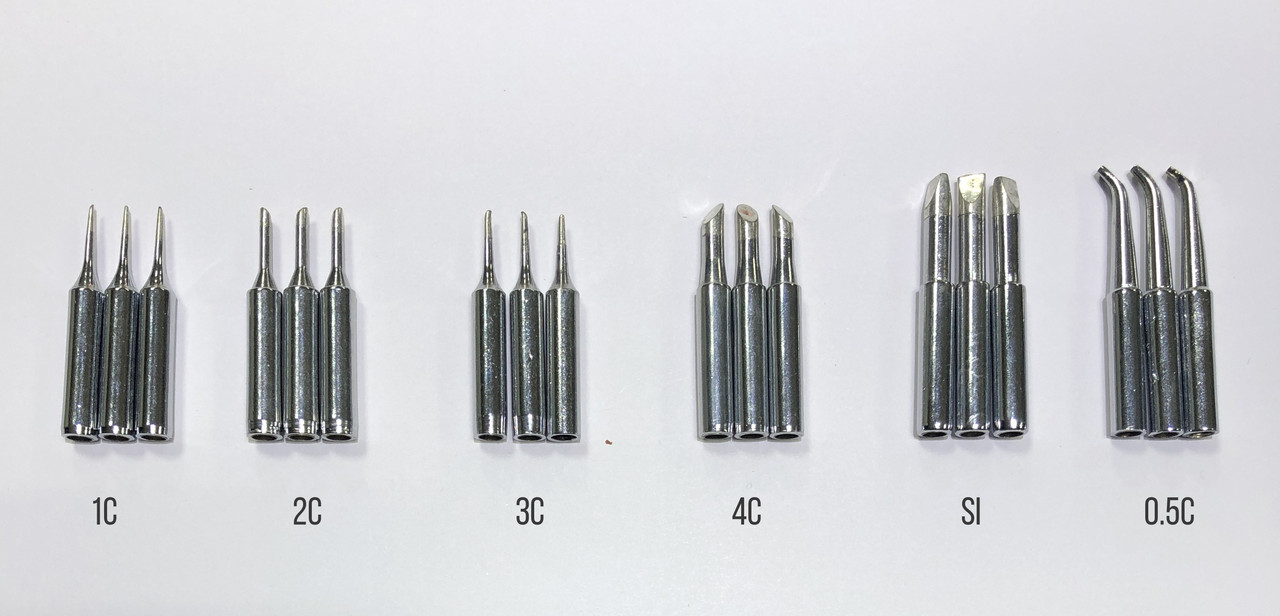 Жало для паяльника ALEX 900-T (1C,2C,3C,4C,SI,0,5C) - фото 1 - id-p202933908