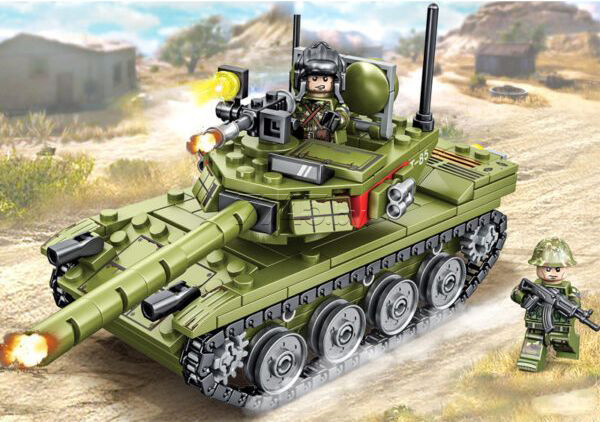 Детский конструктор Sembo Block 105514,Tank Type-85 аналог лего lego 324 детали - фото 5 - id-p203709054