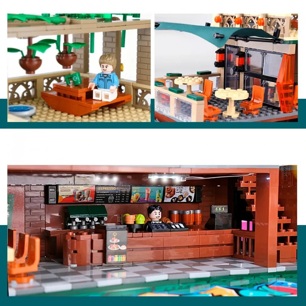 Детский конструктор 601093 Sembo Block Кофейня аналог лего Lego на батарейках 2095 деталей - фото 7 - id-p203712168