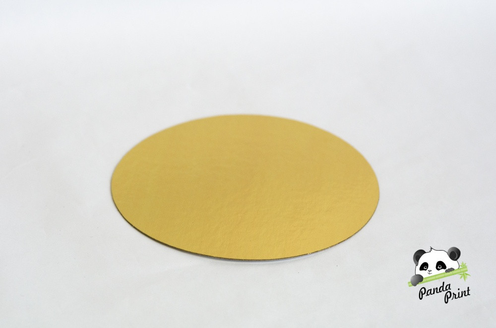 Подложка для торта d150 мм (0,8) золото - фото 1 - id-p203712786