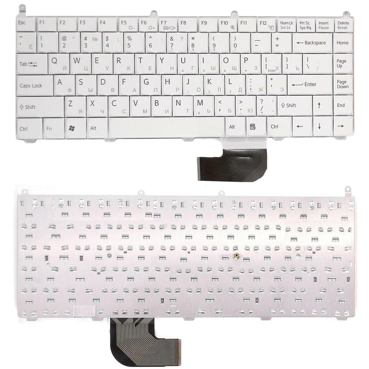 Клавиатура для ноутбука Sony Vaio VGN-AR, VGN-FE белая